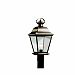 9909OZ-openbox - Kichler-Lighting-Canada - Mount Vernon - One Light Post Mount Olde Bronze Finish with Clear Seedy Glass - Mount Vernon