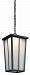 49626BKTLED - Kichler-Lighting-Canada - Amber Valley - 18.25 Inch 1 LED Outdoor Hanging Pendant Textured Black Finish - Amber Valley