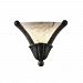 CER-7225-STOS-GCBS - Justice Design - Ambiance - Curved Cone Wall Sconce Slate Marble Cobalt BlueChoose Your Options - AmbianceG��