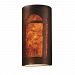CER-7397-STOA-PL2-LED-9W - Justice Design - Ambiance - Really Big Arch Window Open Top and Bottom Wall Sconce Agate Marble Self Ballast LEDChoose Your Options - AmbianceG��