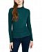 Bcx Juniors' Textured Side-Ruched Mock-Neck Sweater