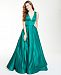 Glamour By Terani Juniors' Satin Gown