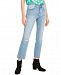 Numero Distressed Straight Ankle Mid-Rise Jeans