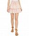Be Bop Juniors' Printed Tiered Eyelet Mini Skirt