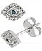 Elsie May Diamond Evil Eye Stud Earrings (1/10 ct. t. w. ) in Sterling Silver