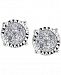 Diamond Cluster Miracle-Plate Stud Earrings (1 ct. t. w. ) in 14k White Gold