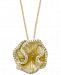 Effy Diamond Petal 18" Pendant Necklace (3/4 ct. t. w. ) in 14k Gold