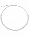 Arabella Swarovski Zirconia 16" Collar Necklace in Sterling Silver