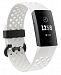 Fitbit Charge 3 Unisex Interchangeable White & Black Silicone Strap Touchscreen Smart Watch 22.7mm - A Special Edition