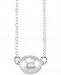 Unwritten Cultured Freshwater Pearl Pendant Necklace in Sterling Silver (8mm)