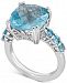 Blue Topaz Ring (6 ct. t. w. ) in Sterling Silver