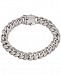 Cubic Zirconia Link Bracelet in Sterling Silver