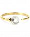 Charriol Mother-of-Pearl Two-Tone Bangle Bracelet in Pvd Stainless Steel and Gold-Tone