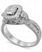 Diamond Halo Engagement Ring (1-1/2 ct. t. w. ) in 14k White Gold