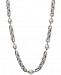 Belle de Mer Cultured Freshwater Pearl (9-1/2mm) & Cubic Zirconia 18" Statement Necklace in Sterling Silver
