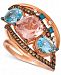 Le Vian Crazy Collection Multi-Gemstone (4-1/6 ct. t. w. ) & Diamond (1/2 ct. t. w. ) Ring in 14k Rose Gold