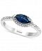 Effy Sapphire (9/10 ct. t. w. ) & Diamond (1/6 ct. t. w. ) Ring in 14k White Gold
