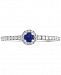 Effy Sapphire (1/8 ct. t. w. ) & Diamond (1/5 ct. t. w. ) Ring in 14k White Gold