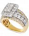 Diamond Two-Tone Halo Engagement Ring (3 ct. t. w. ) in 14k Gold & 14k White Gold