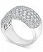 Diamond Cluster Statement Ring (3-3/4 ct. t. w. ) in 14k White Gold