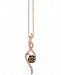 Le Vian Chocolatier Diamond 18" Pendant Necklace (1/3 ct. t. w. ) in 14k Rose Gold