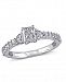 Certified Diamond (7/8 ct. t. w. ) Radiant-Shape Engagement Ring in 14k White Gold