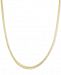 Graduated Herringbone 18" Chain Necklace in 14k Gold