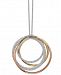 Effy Diamond Multi-Circle 18" Pendant Necklace (5/8 ct. t. w. ) in 14k Gold, White Gold & Rose Gold