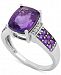 Amethyst (2-5/8 ct. t. w. ) & Diamond Accent Statement Ring in Sterling Silver