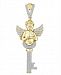 Men's Diamond (3/4 ct. t. w. ) Key and Angel Pendant in 10k Yellow Gold
