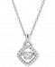 Arabella Cubic Zirconia 18" Pendant Necklace in Sterling Silver, Created for Macy's