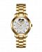 Roamer of Switzerland Ladies Goldtone Stainless Steel Bracelet Watch 34mm