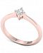 Diamond Princess Solitaire Ring (1/3 ct. t. w. ) in 14k Rose Gold