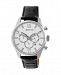 Heritor Automatic Benedict Silver Leather Watches 40mm