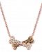Le Vian I Love Dogs Collection 20" Pendant Necklace (3/4 ct. t. w. ) in 14k Rose Gold