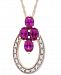 Certified Ruby (7/8 ct. t. w. ) & Diamond Accent 18" Pendant Necklace in 14k Gold