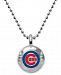 Alex Woo Chicago Cubs 16" Pendant Necklace in Sterling Silver