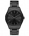 AX Armani Exchange Men's Fitz Black Stainless Steel Bracelet Watch 44mm
