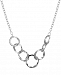 Prime Art & Jewel Sterling Silver Open Link Frontal Necklace