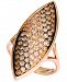 Le Vian Soufflee Diamond Leaf Statement Ring (1-5/8 ct. t. w. ) in 14k Rose Gold