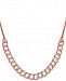 Wrapped in Love Diamond Curb-Link Bolo Necklace (1 ct. t. w. ) in 10k Rose Gold, Created for Macy's