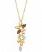 Le Vian Chocolatier Diamond Leaf 20" Pendant Necklace (1/4 ct. t. w. ) in 14k Gold