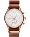Mvmt Men's Voyager Rosewood Leather Strap Watch 42mm