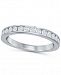 Round Diamond (1/3 ct. t. w. ) Channel Band in 18K White Gold