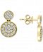 Effy Diamond Cluster Drop Earrings (3/4 ct. t. w. ) in 14k Gold