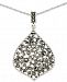 Marcasite 18" Pendant Necklace in Sterling Silver
