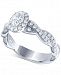 Diamond Oval Halo Engagement Ring (1 ct. t. w. ) in 14k White Gold