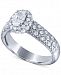 Diamond Lattice-Pattern Engagement Ring (1 ct. t. w. ) in 14k White Gold