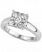 Diamond Square Halo Engagement Ring (3/4 ct. t. w. ) in 14k White Gold