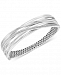 Effy Diamond Multi-Row Crossover Bangle Bracelet (1/5 ct. t. w. ) in Sterling Silver